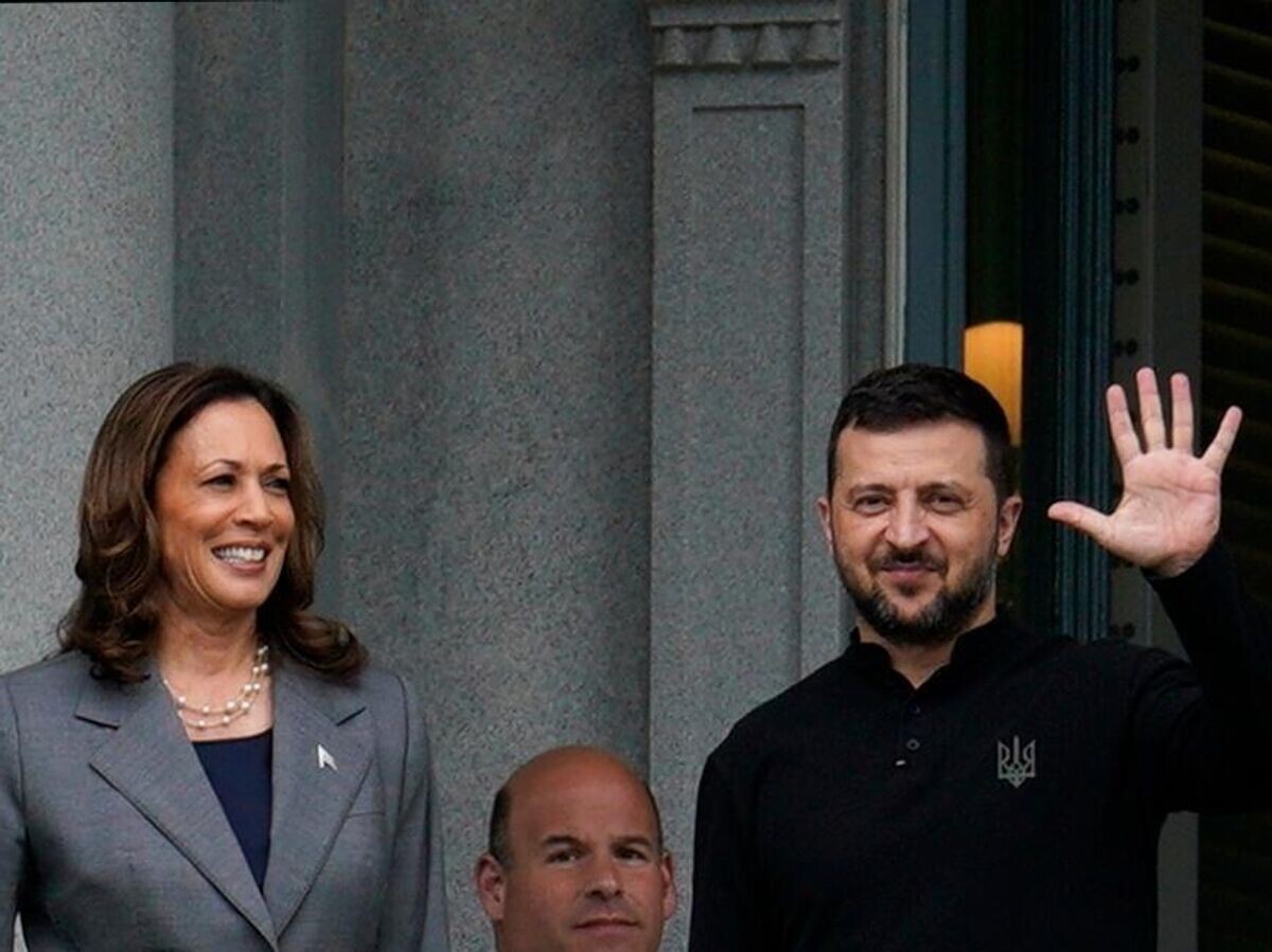    Вице-президент США Харрис встретилась с президентом Украины Зеленским© РИА Новости . Стрингер