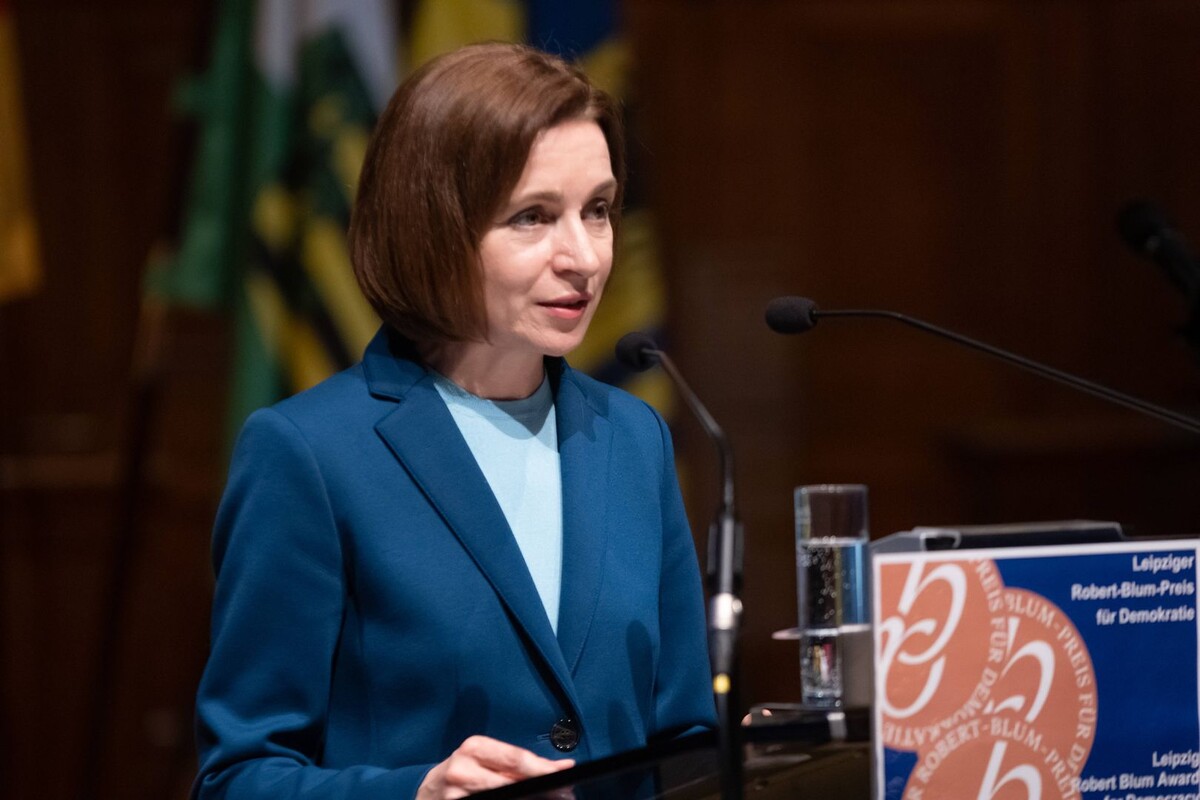    Президент Молдавии Майя Санду / Источник: © IMAGO/ARCHEOPIX/Global Look Press