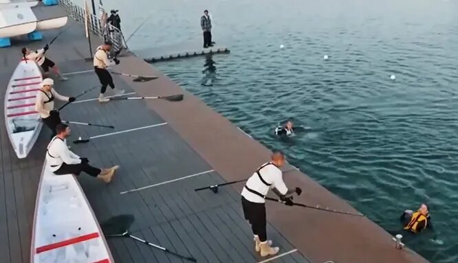 Кадр из шоу "Выжить в Самарканде"