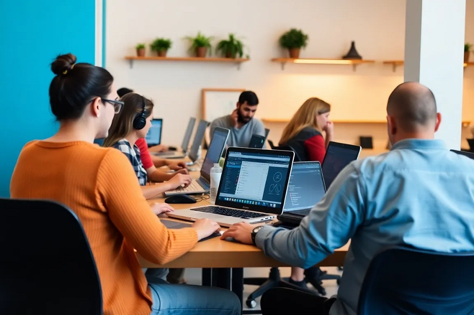 Коворинг прекрасно подходит для работы фрилансерам