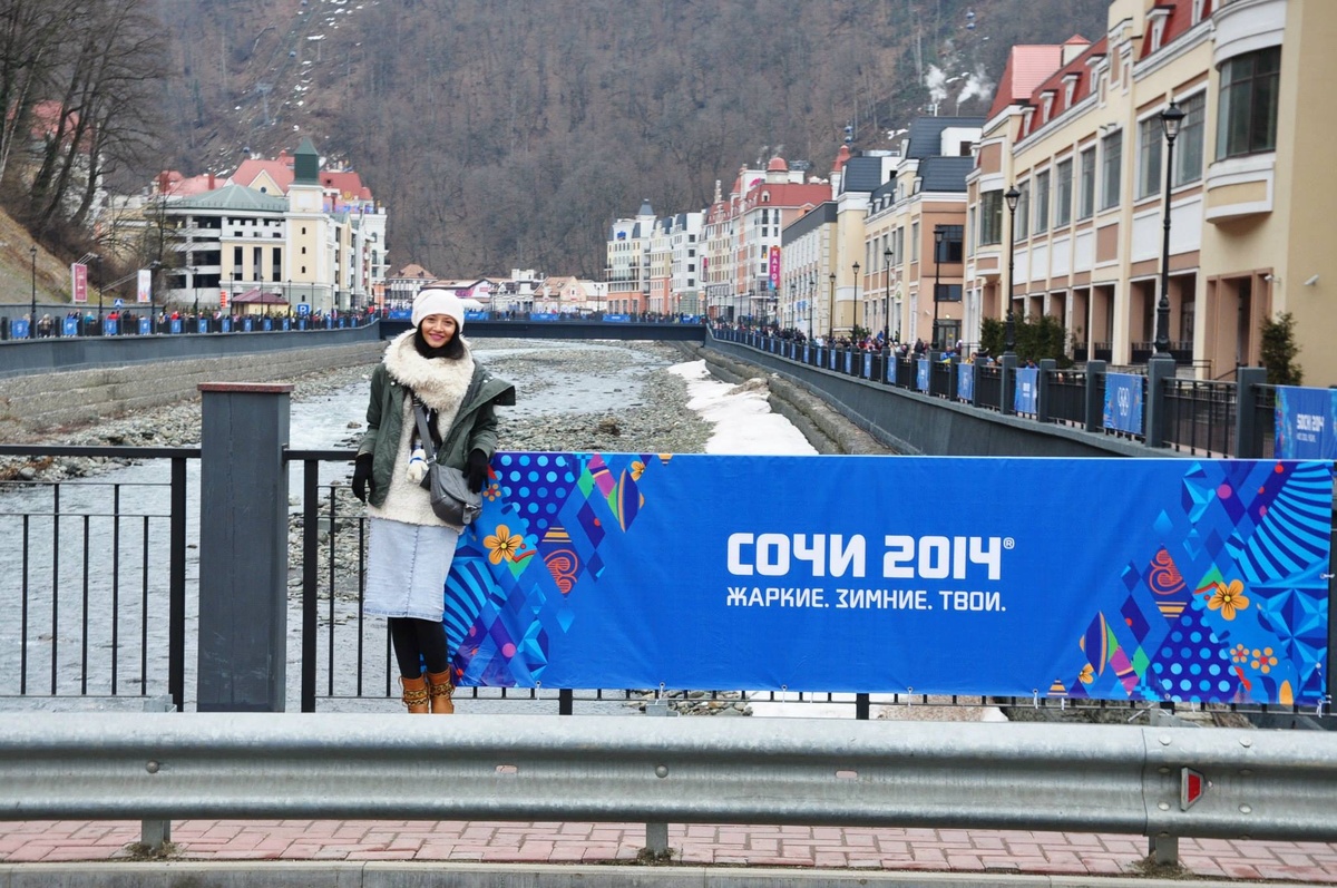 Я на Олимпиаде в Сочи в 2014