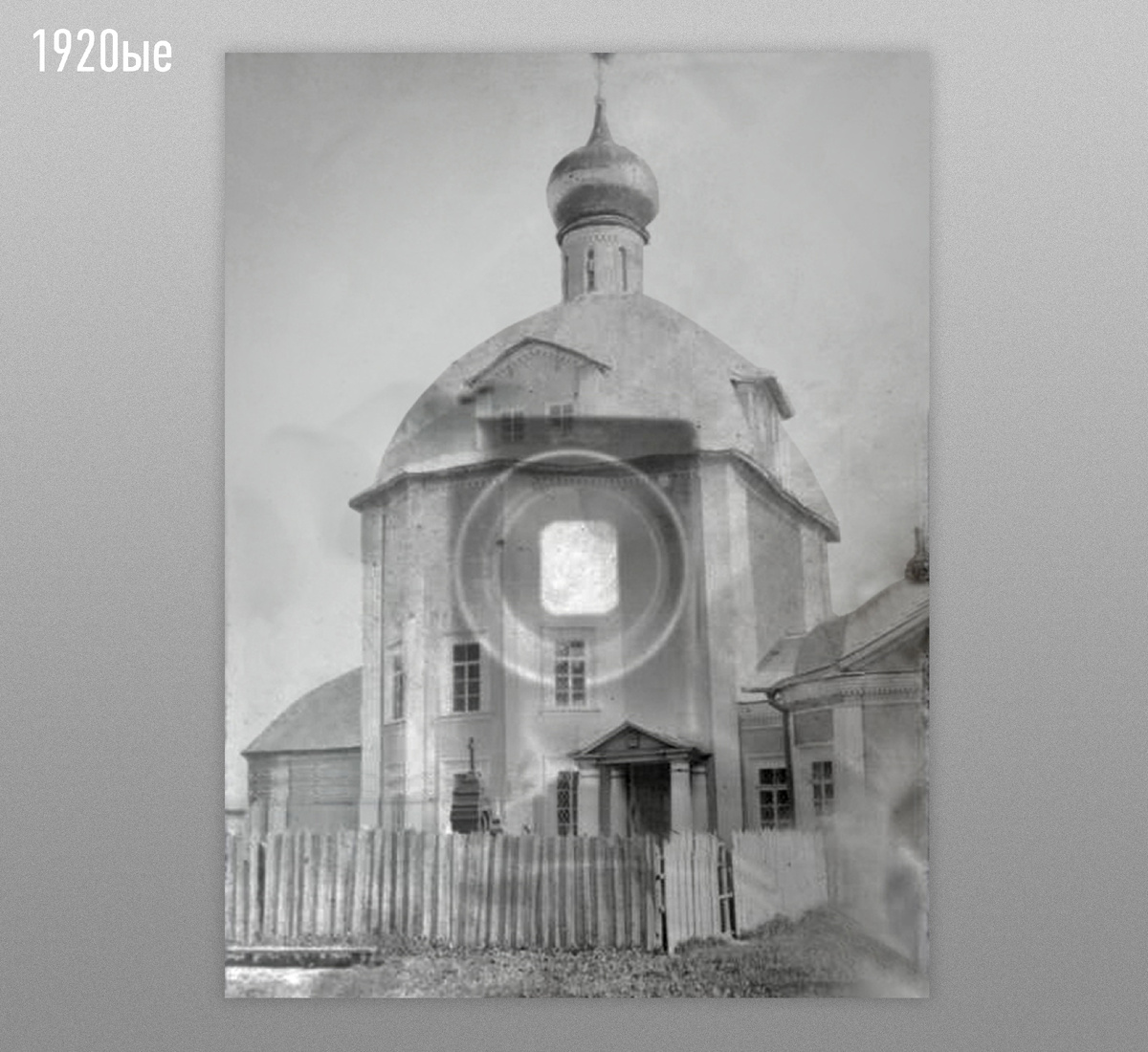 Фото 1920-х, северной стороны храма, источник: фонд МУАР