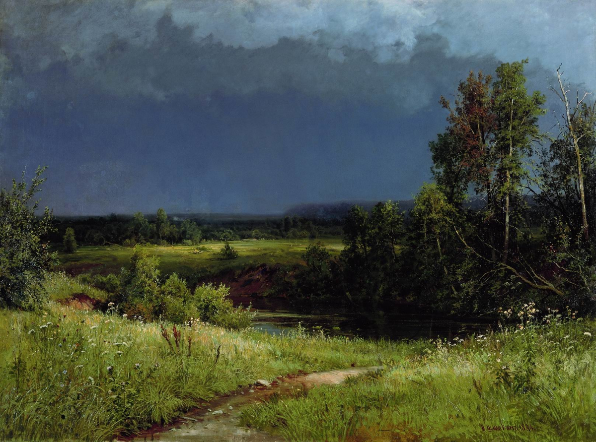 И.И. Шишкин «Перед грозой» (1884 г.)