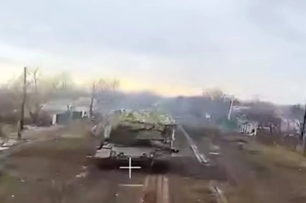    Уничтоженный российскими бойцами Leopard ВСУ