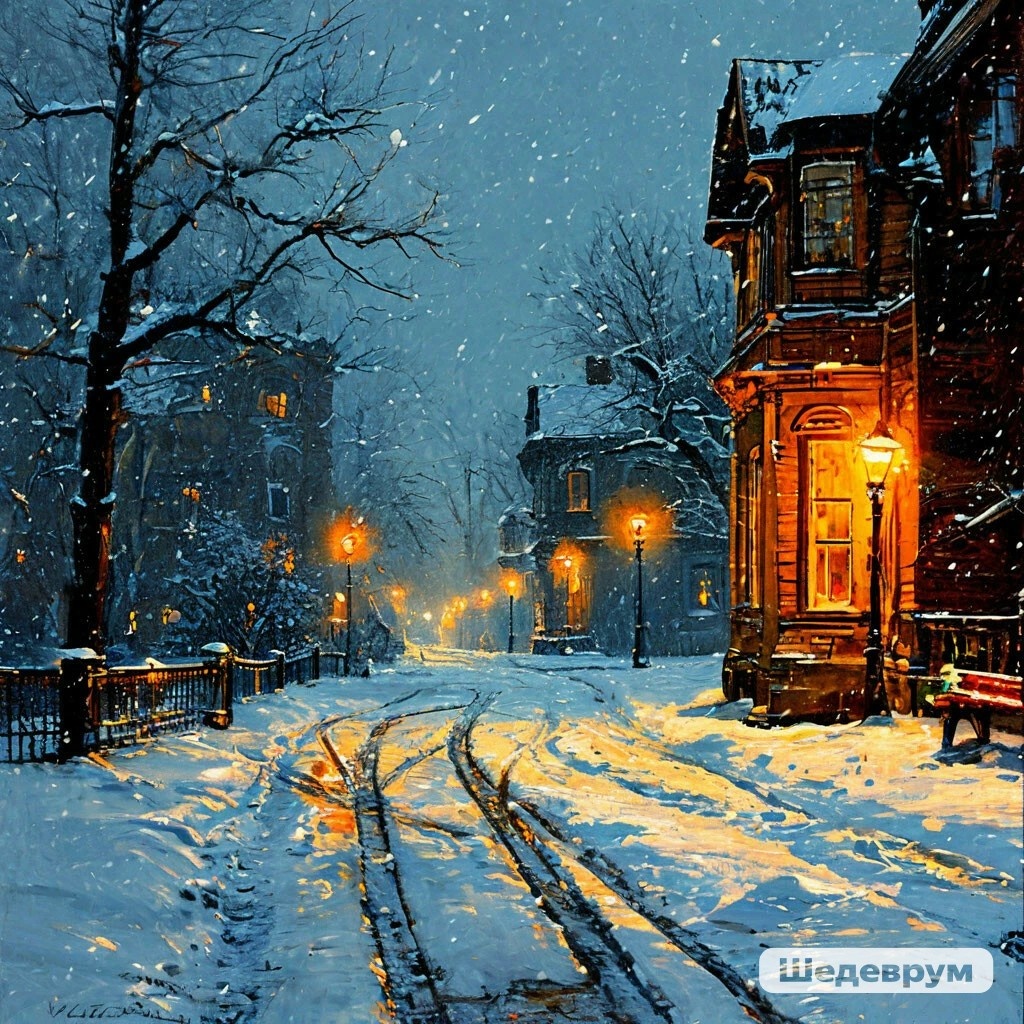 Метель. Картинка Шедеврум