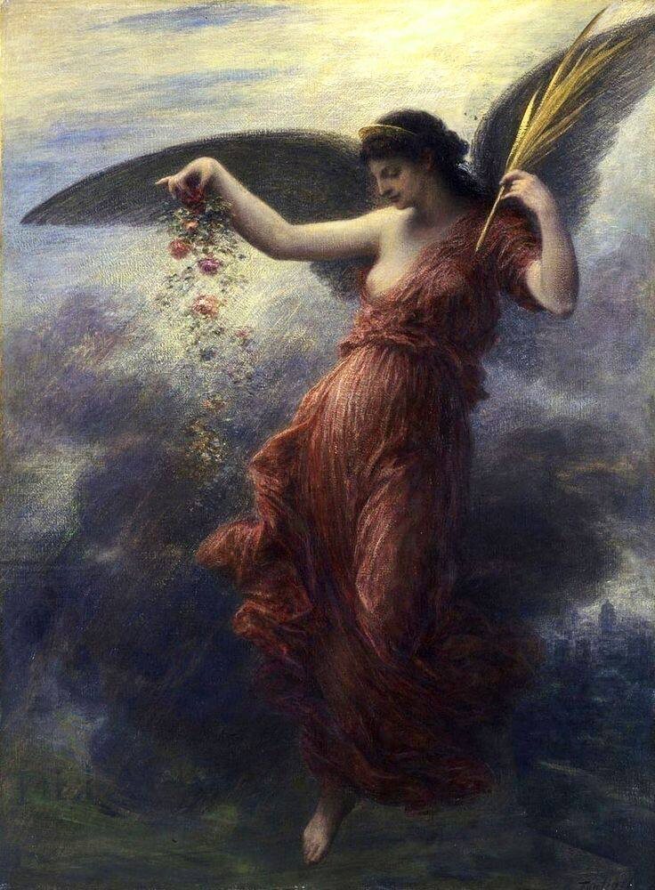 Анри Фантен-Латур - Бессмертие. 1889. Холст, масло 116,2 х 87,3 см. Национальный музей Кардиффа, Уэльс, Великобритания. Анри Фантен-Латур (Фр. Henri Fantin-Latour; 14 января 1836,
Гренобль - 25 августа 1904, Буре, Орне) - французский живописец и литограф.