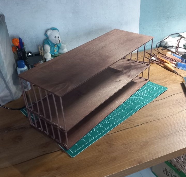 Это только пока 2 этажа комода.