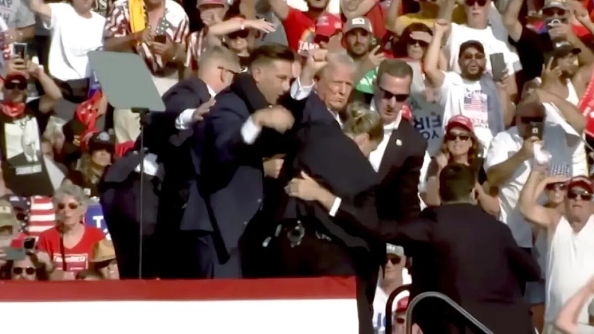    Покушение на экс-президента США Дональда Трампа.