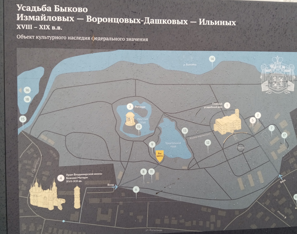 План усадьбы