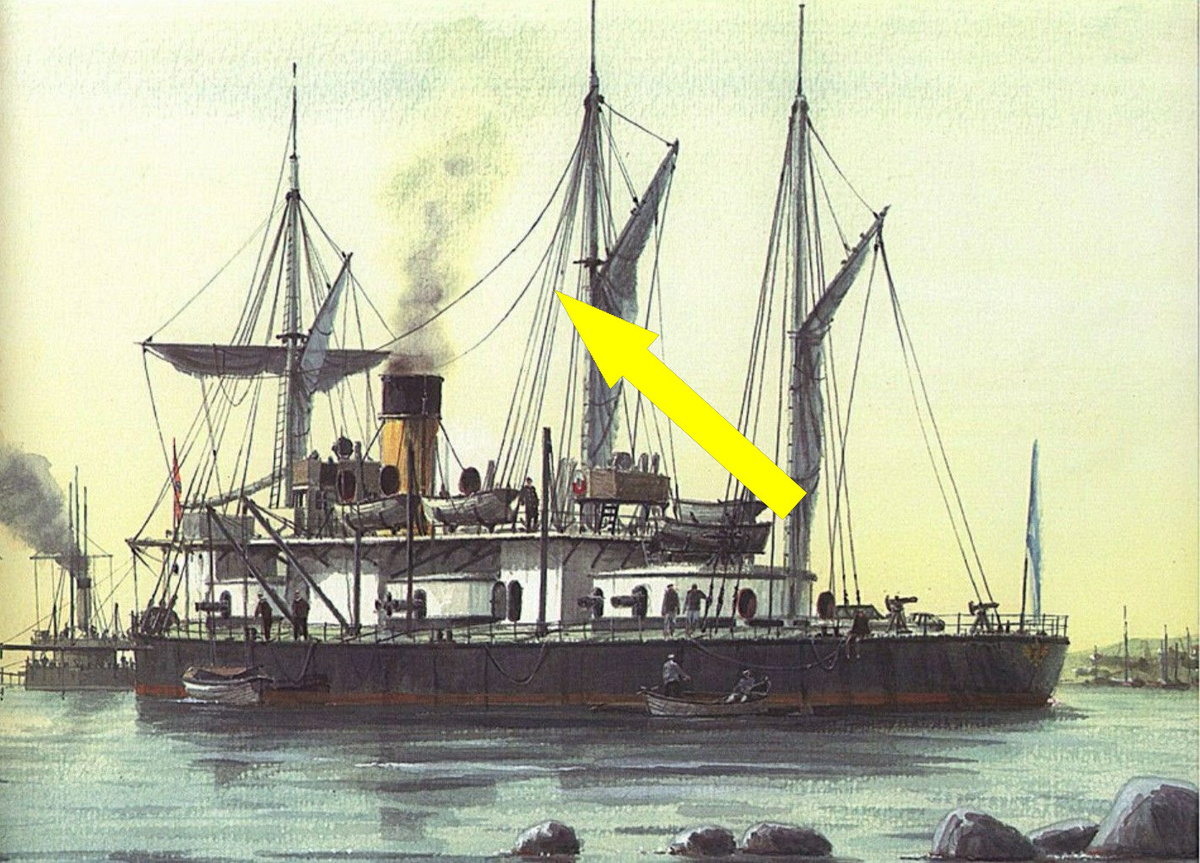    Летящий по волнам: корабль-цилиндр 19 века