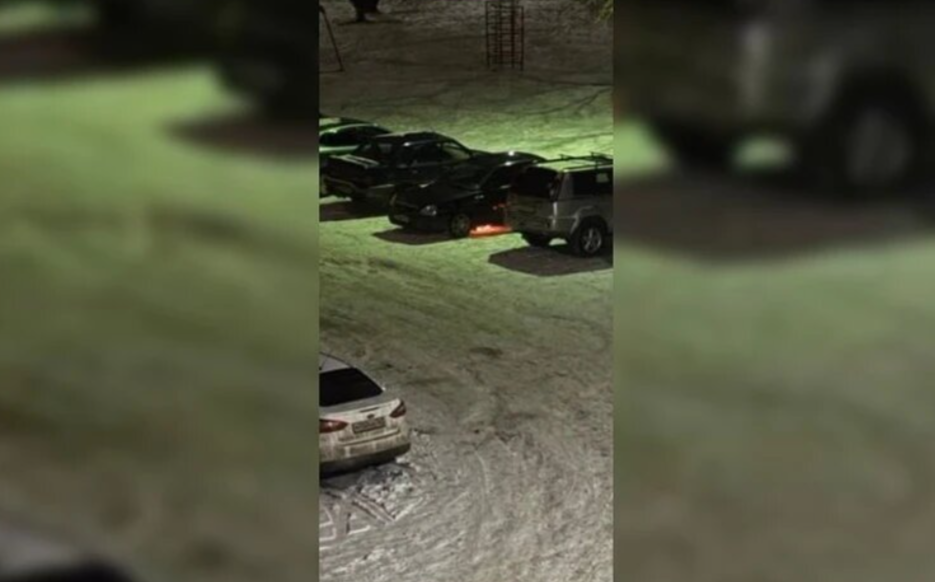 Тот самый кадр с началом пожара. Фото: опубликовано «КП-Самара» из архива семьи погибшего