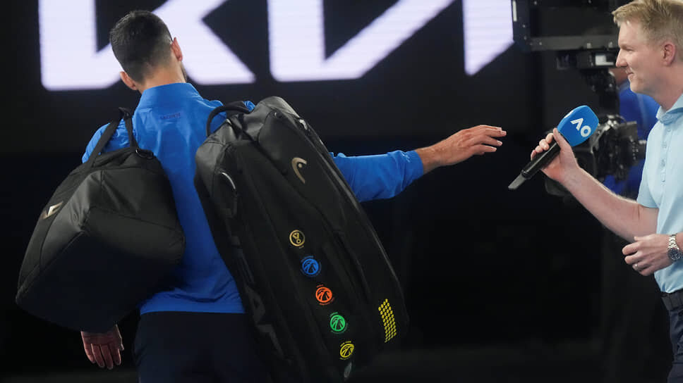 На время Новак Джокович отказался от общения с журналистами.📷Фото: Mark Baker / AP