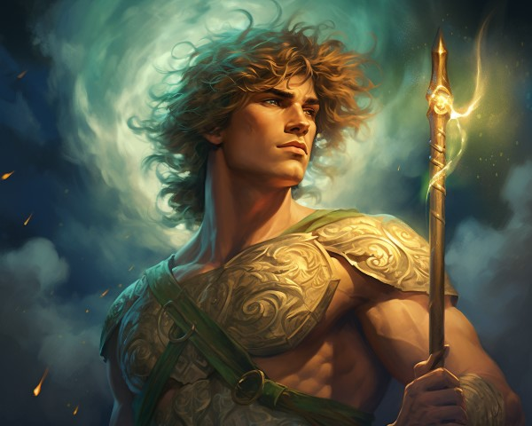 Бог Луг (картинка с сайта coloring.ws).