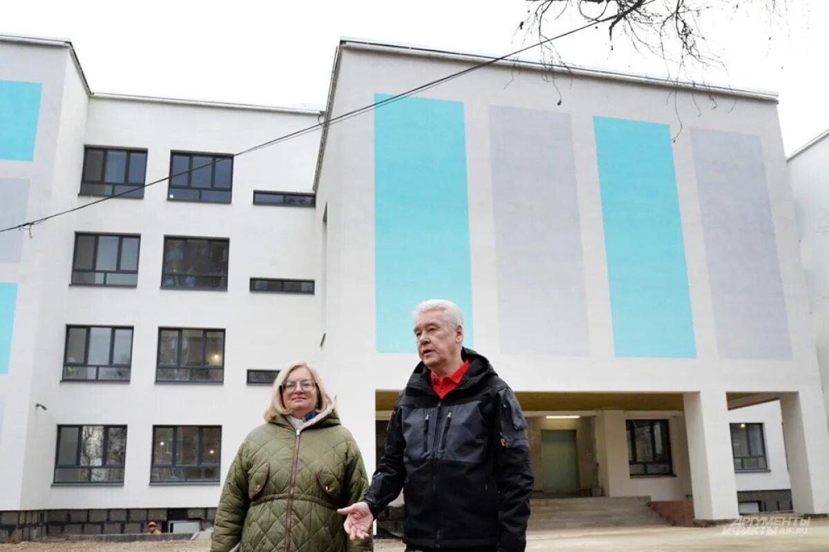    Сергей Собянин: обновление Марьинской школы №1566 завершится к 1 сентября