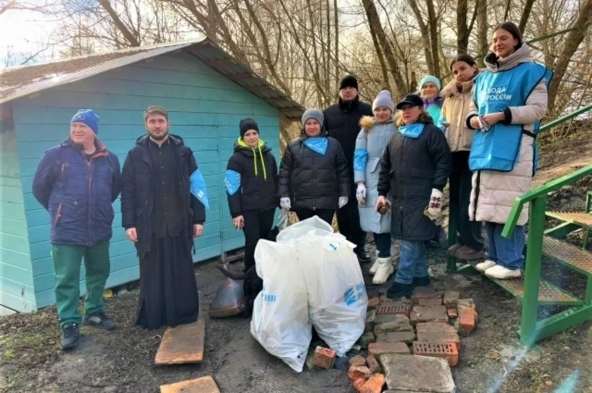    В Калужской области убрали берег реки Жиздра