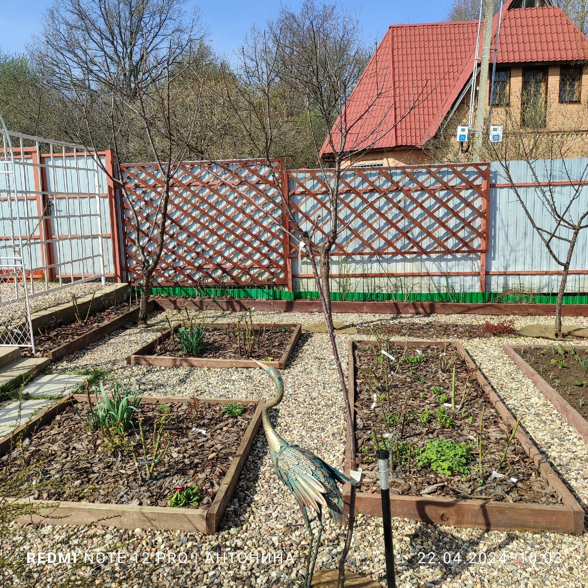 Тёплый апрель 2024 года.