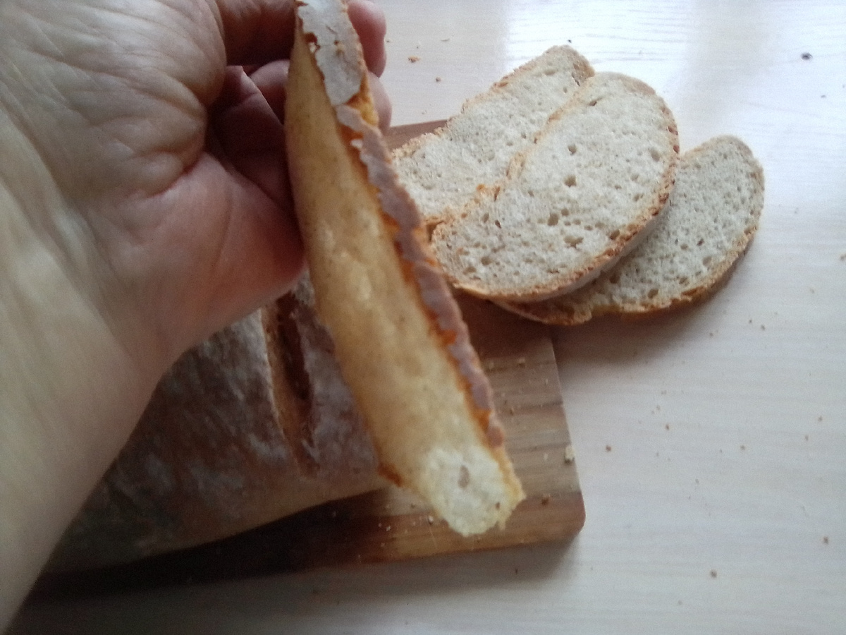 Тонкая нарезка, годится для тостера.