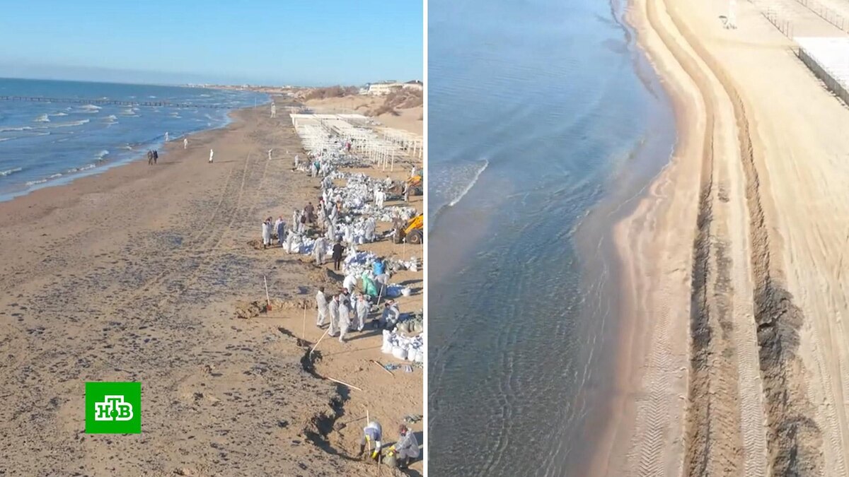    К ликвидации разлива мазута в Керченском проливе подключили ученых