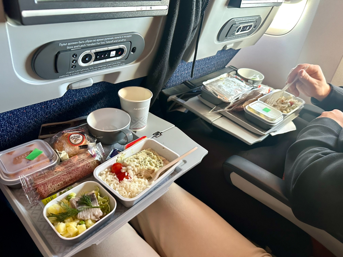Наш полет в Аэрофлоте - как обычно, прекрасный и удобный 