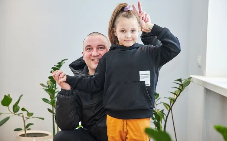 Лида с отцом