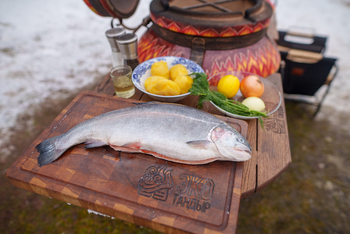 Запеченный лосось (Пошаговый рецепт для тандыра)