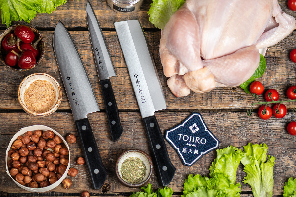 Набор кухонных ножей Tojiro серия Western