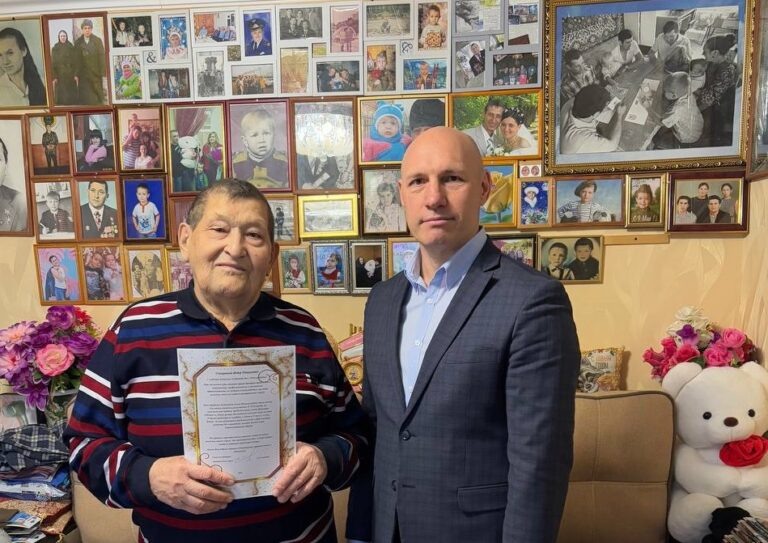    Герой Социалистического Труда Федор Жеренов отметил свой день рождения Кристина Просвиркина