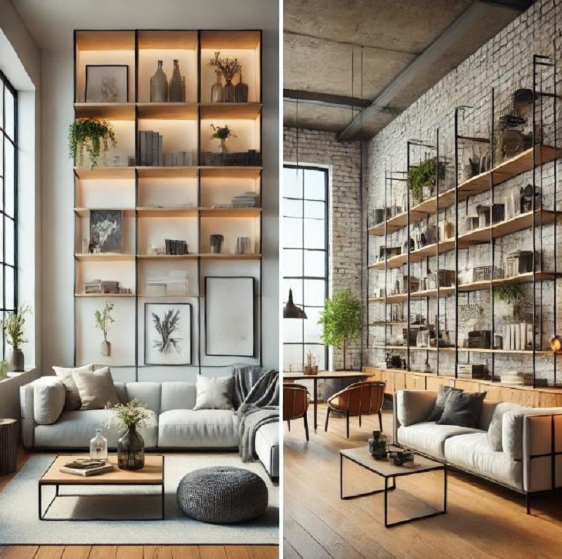 Полки со скрытым креплением и классические модели заслуживают особого внимания