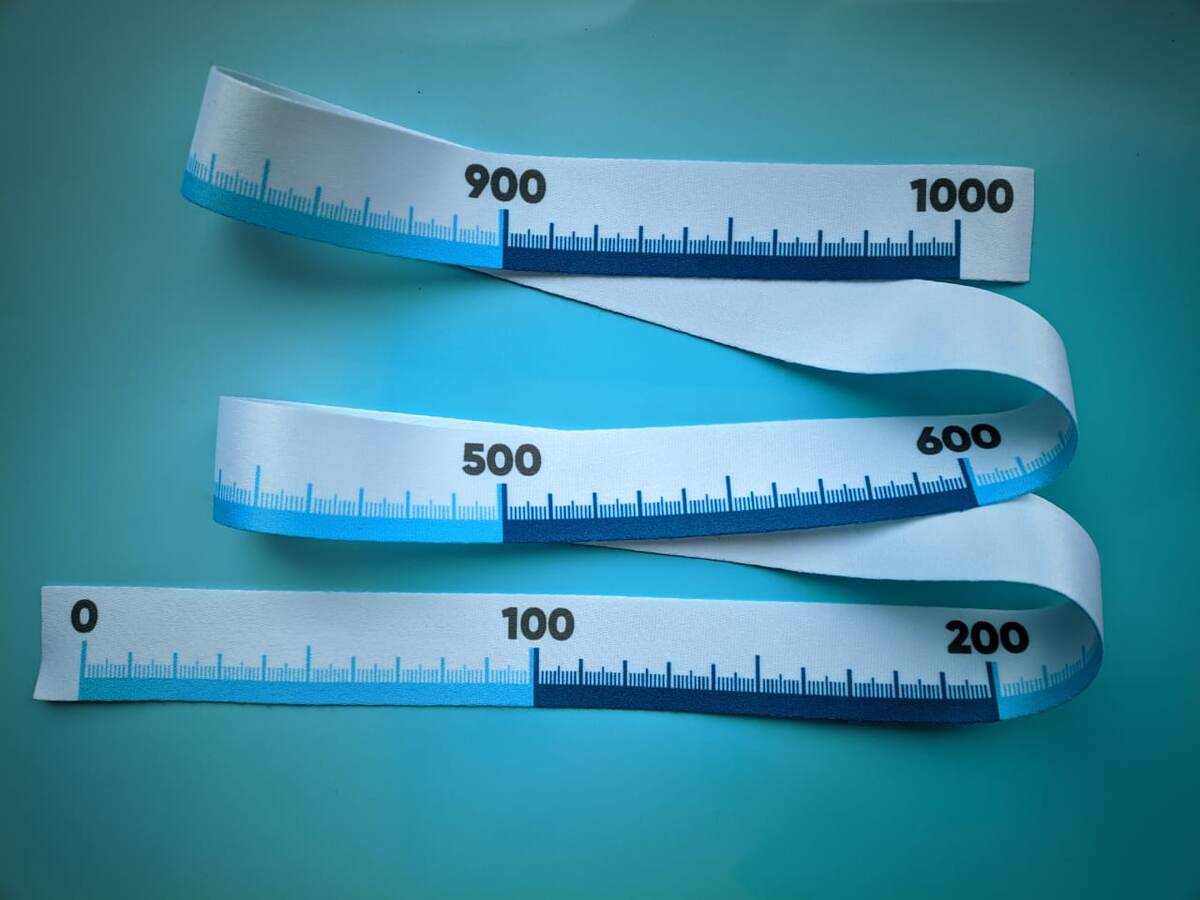 Арифметическая лента от 1 до 1000