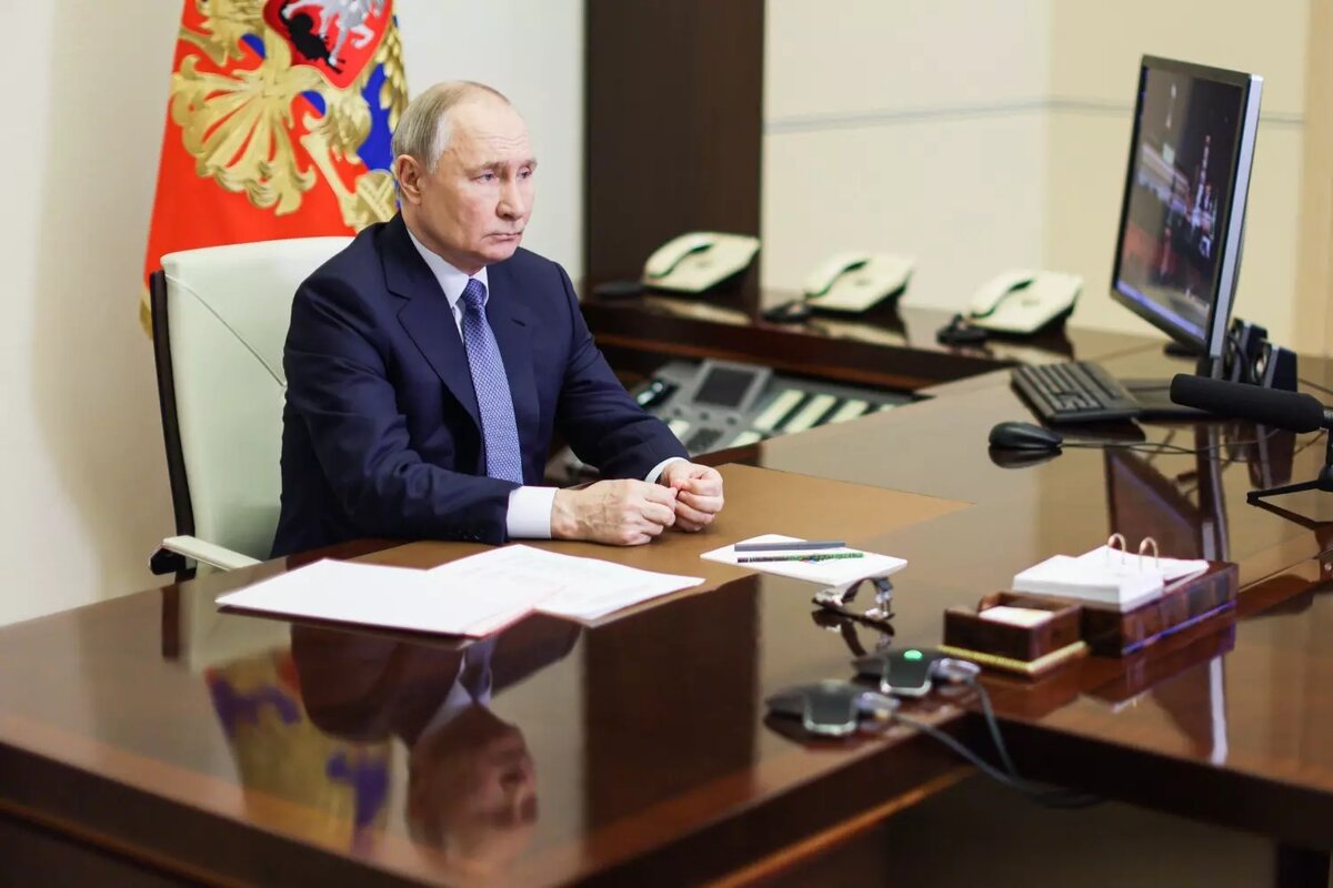 Владимир Путин произнес теплые слова в адрес Дональда Трампа. Фото: Григоров Гавриил. ТАСС