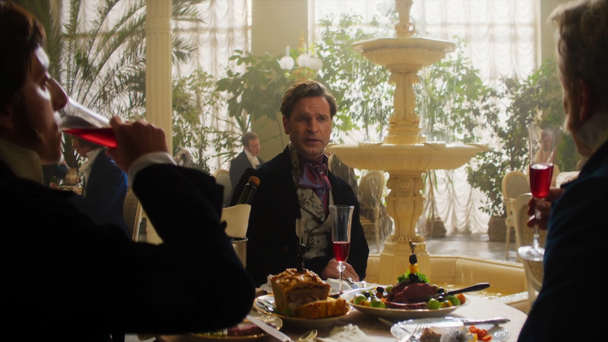 Кадр из фильма «Онегин», 2024