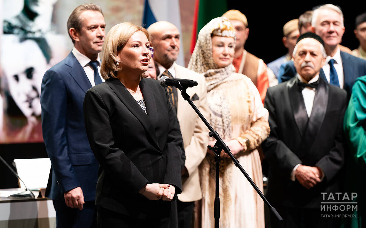 ​Поучаствовать в церемони окрытия из Москвы прибыла министр культуры России Ольга Любимова. Фото: © Салават Камалетдинов / «Татар-информ»