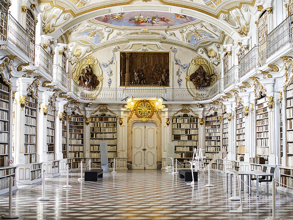 Библиотека аббатства Адмонт, Австрия