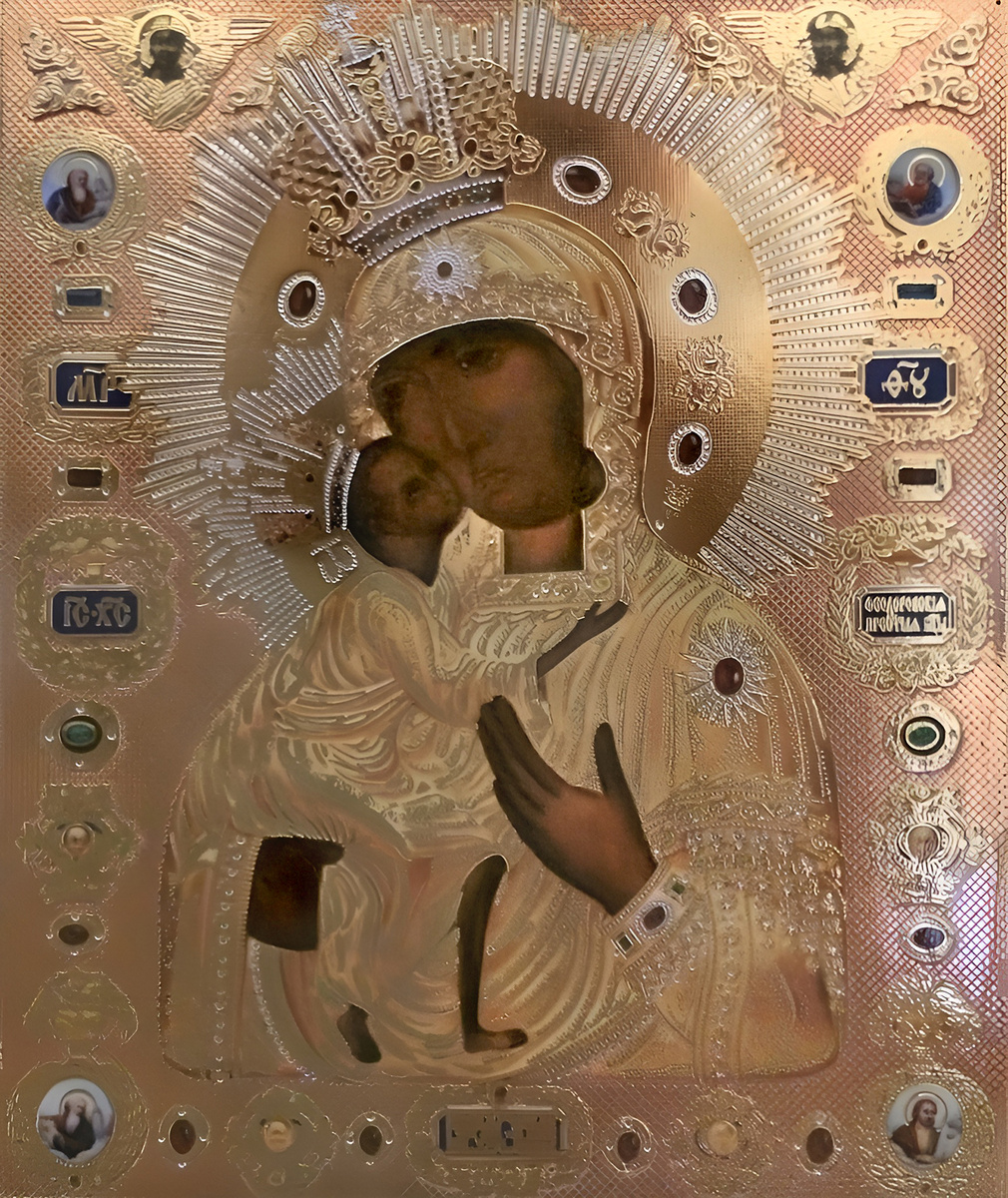 Богоматерь Феодоровская, список иконы ΧVII век. ГИМ. Москва.