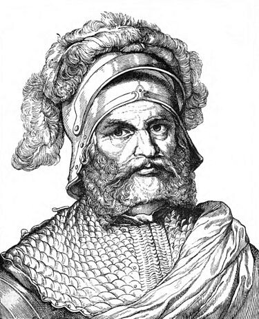 Георг фон Фрундсберг (24 сентября 1473, Миндельхайм — 20 августа 1528, там же) — предводитель германских ландскнехтов на службе у испанского короля и императора Священной Римской империи Карла V. Один из известнейших предводителей этих наёмников, получивший прозвище Отец ландскнехтов
