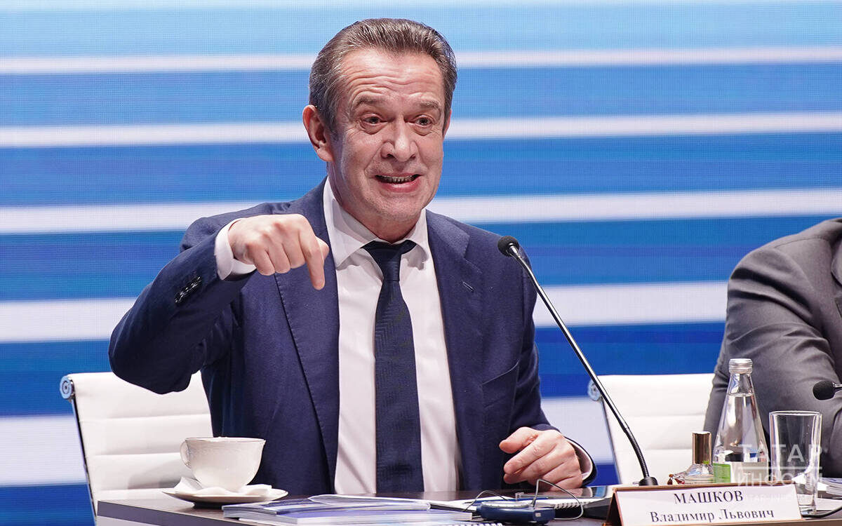 ​Владимир Машков отметил, что открытие театра стало значимым событием для всего театрального сообщества России. Фото: © Владимир Васильев / «Татар-информ»