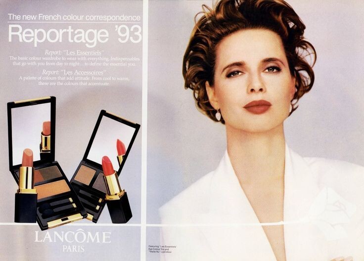 Изабелла Росселини в рекламе Lancôme