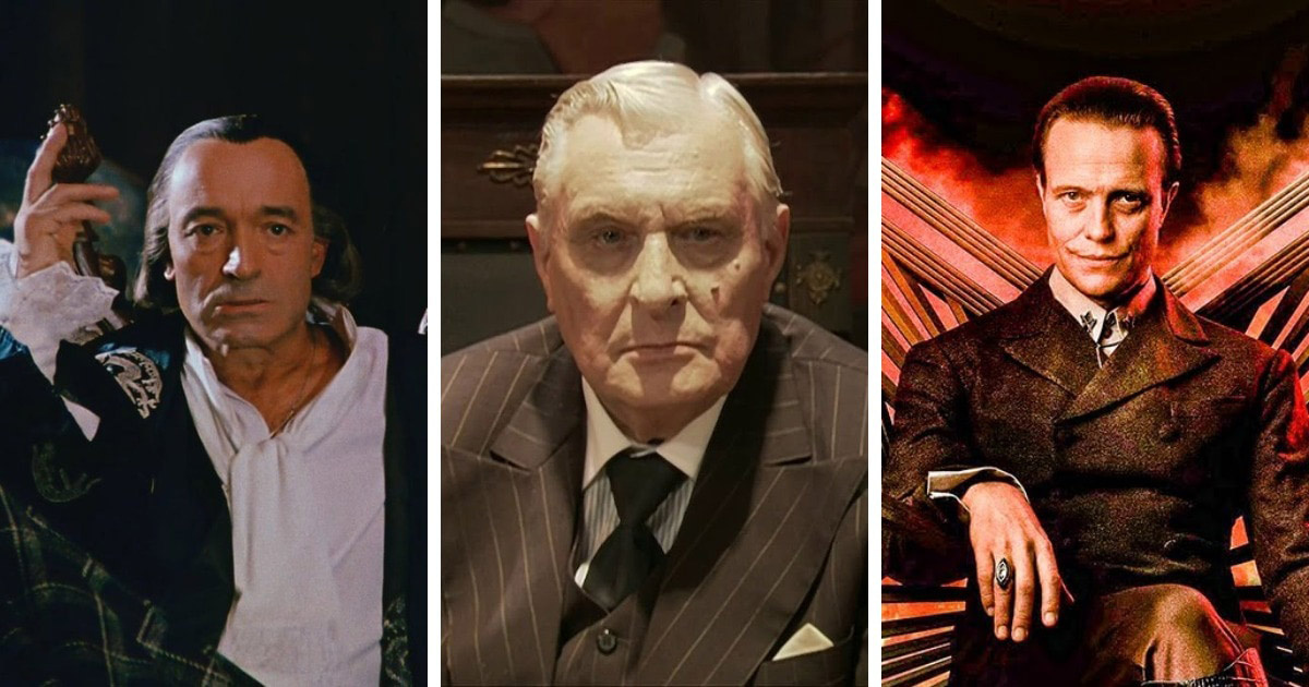 Три Воланда: В. Гафт (1994), О. Басилашвили (2005), А. Диль (2024)