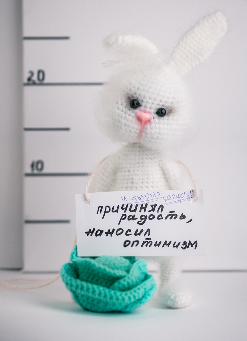 Одна из первых авторских игрушек. Простенький, но милый :)