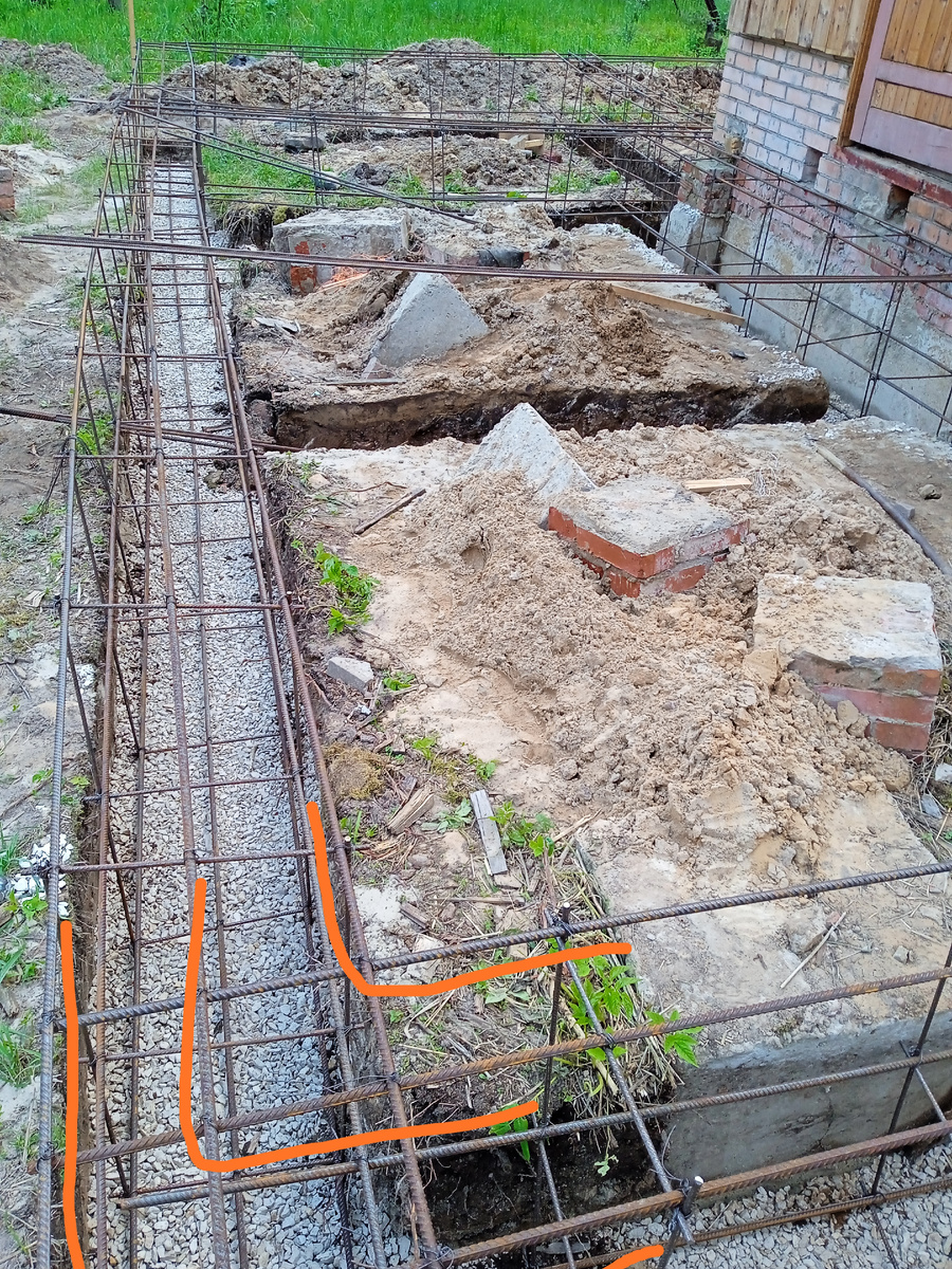 Каркас из арматуры