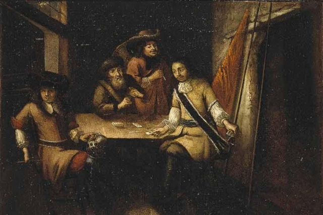 
Беседа Петра I в Голландии, 1690-е гг.