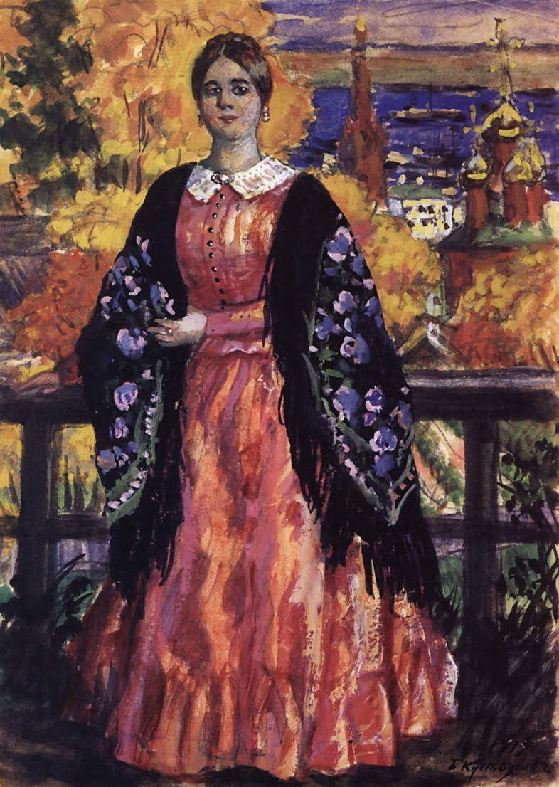 Борис Михайлович Кустодиев Купчиха