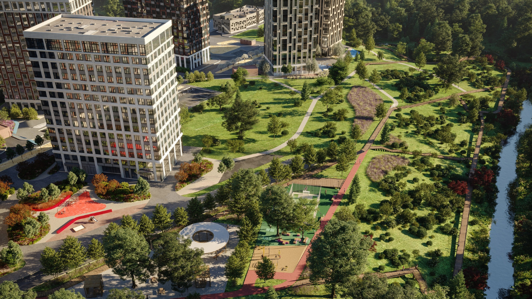 Территория и инфраструктура ЖК «West Garden»