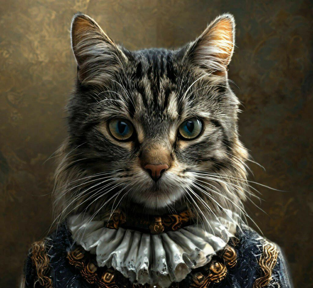 мой кот ученый