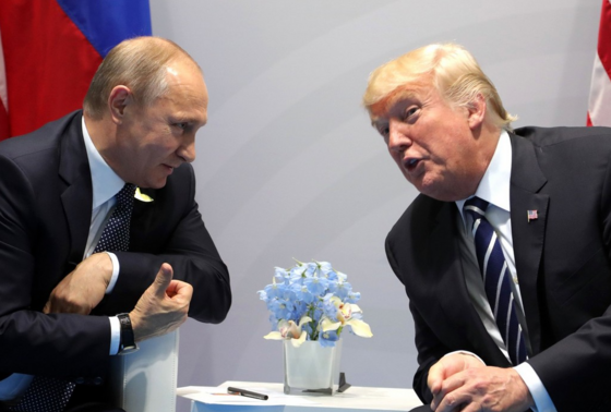    Владимир Путин и Дональд Трамп