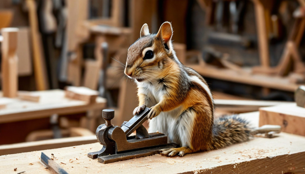 Если из оборудования только хвост и странный рубанок, будет непросто