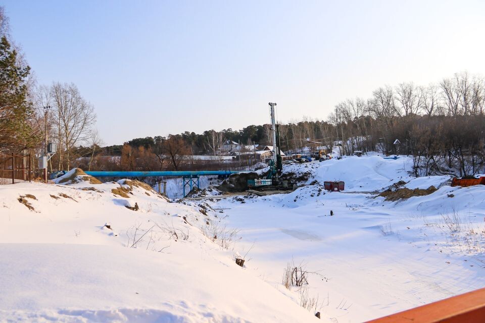    Стройплощадка моста в районе Ташкентского проезда. Источник: Виталий Барабаш/"Толк"