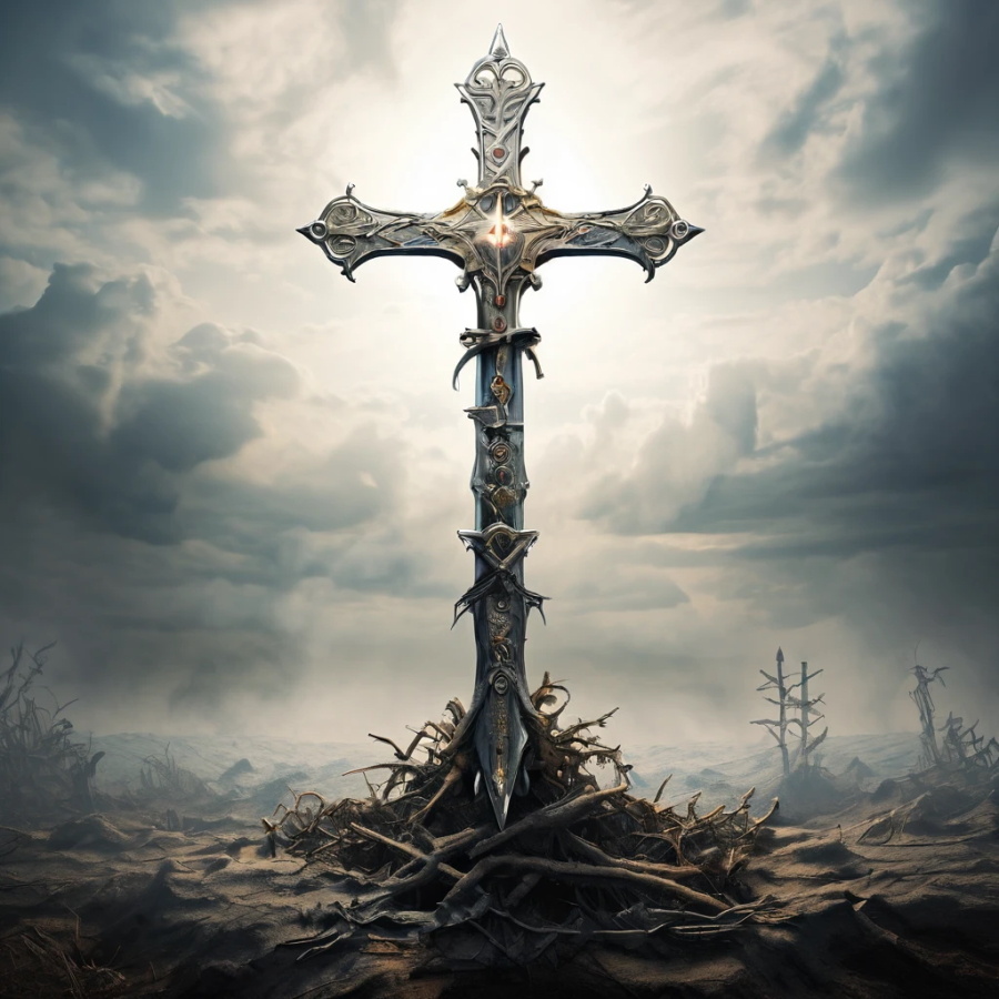 Крест как перевернутый меч: символ ненасилия и терпения