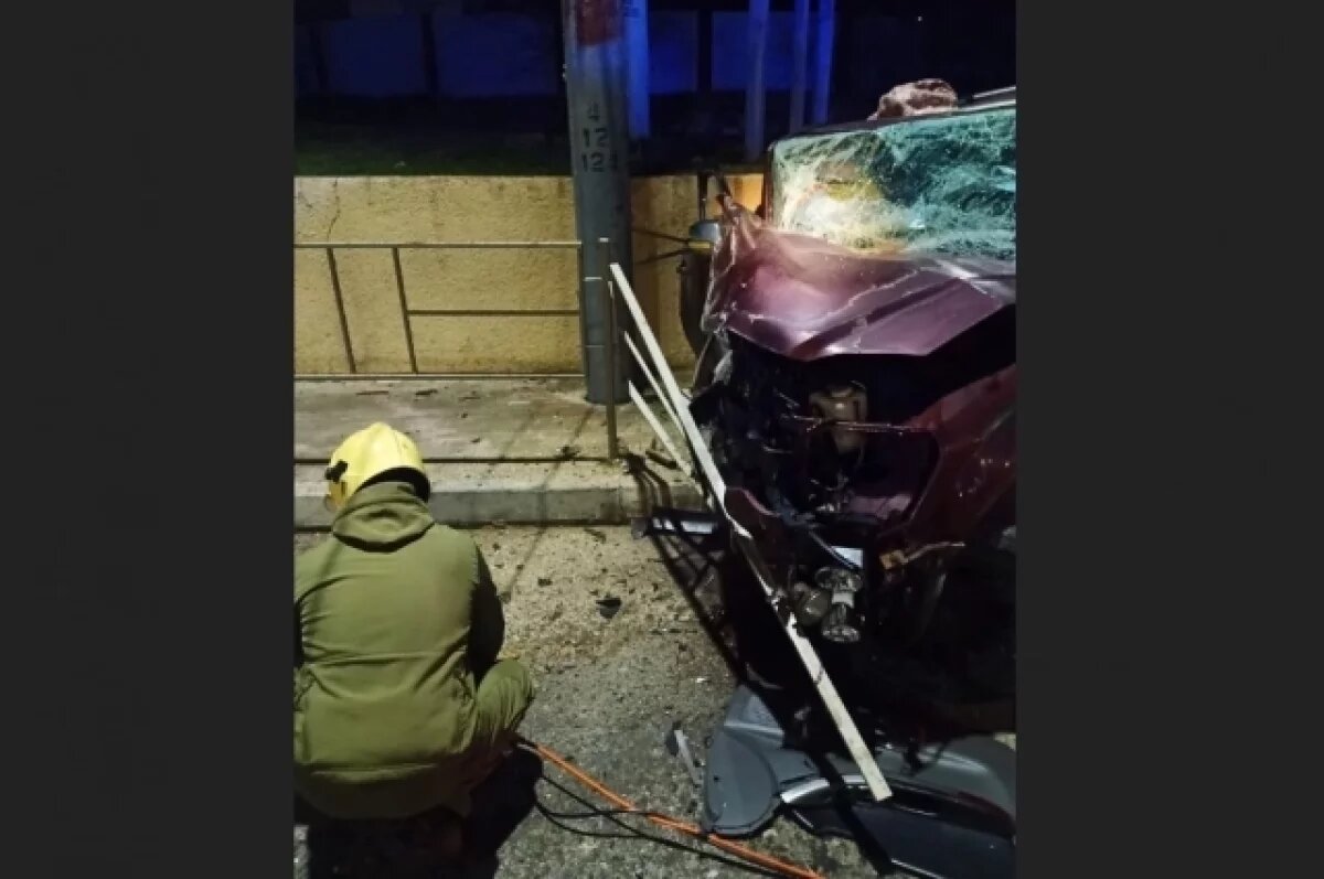    В Новороссийске после ДТП погиб водитель, которого деблокировали спасатели