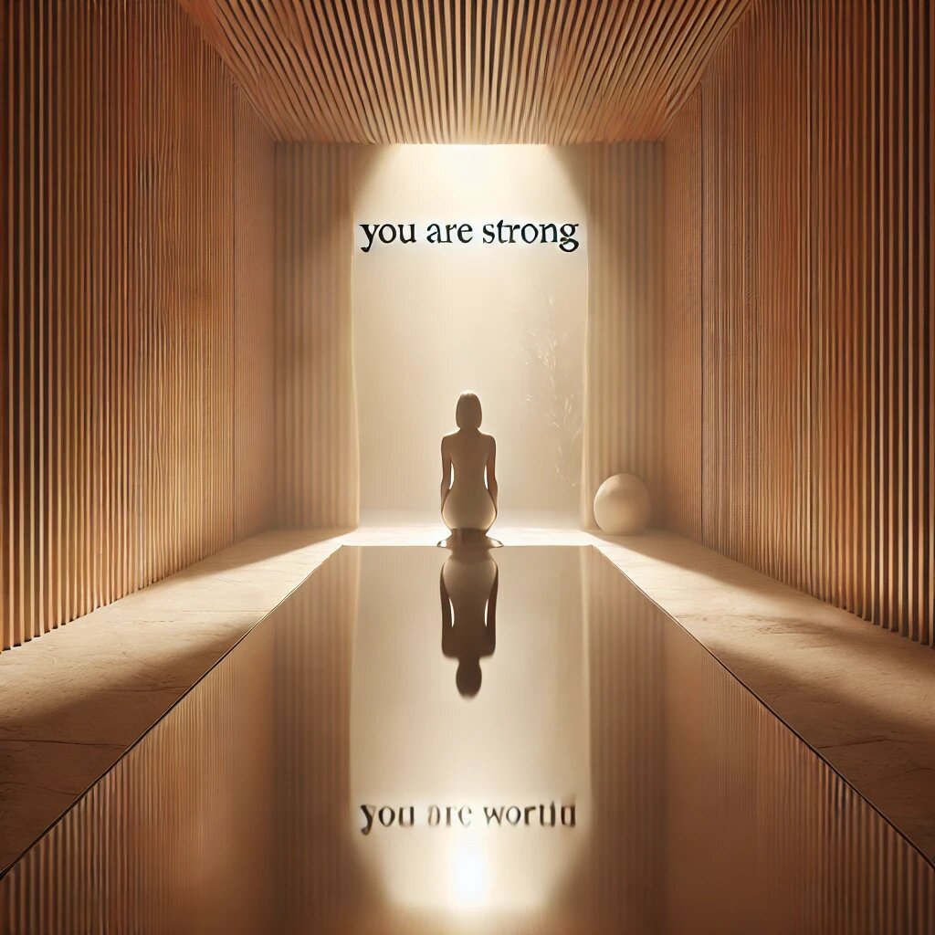 Пусть внутри тебя звучат правильные слова: "Ты значима, ты нужна, ты любима".